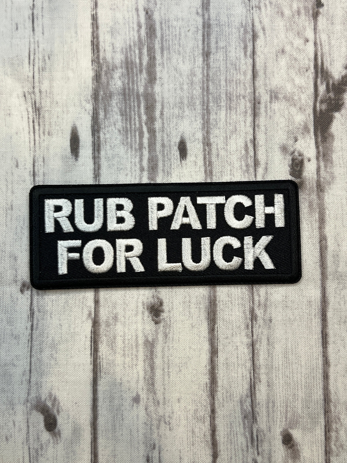 Rub patch for luck iron on patch ￼