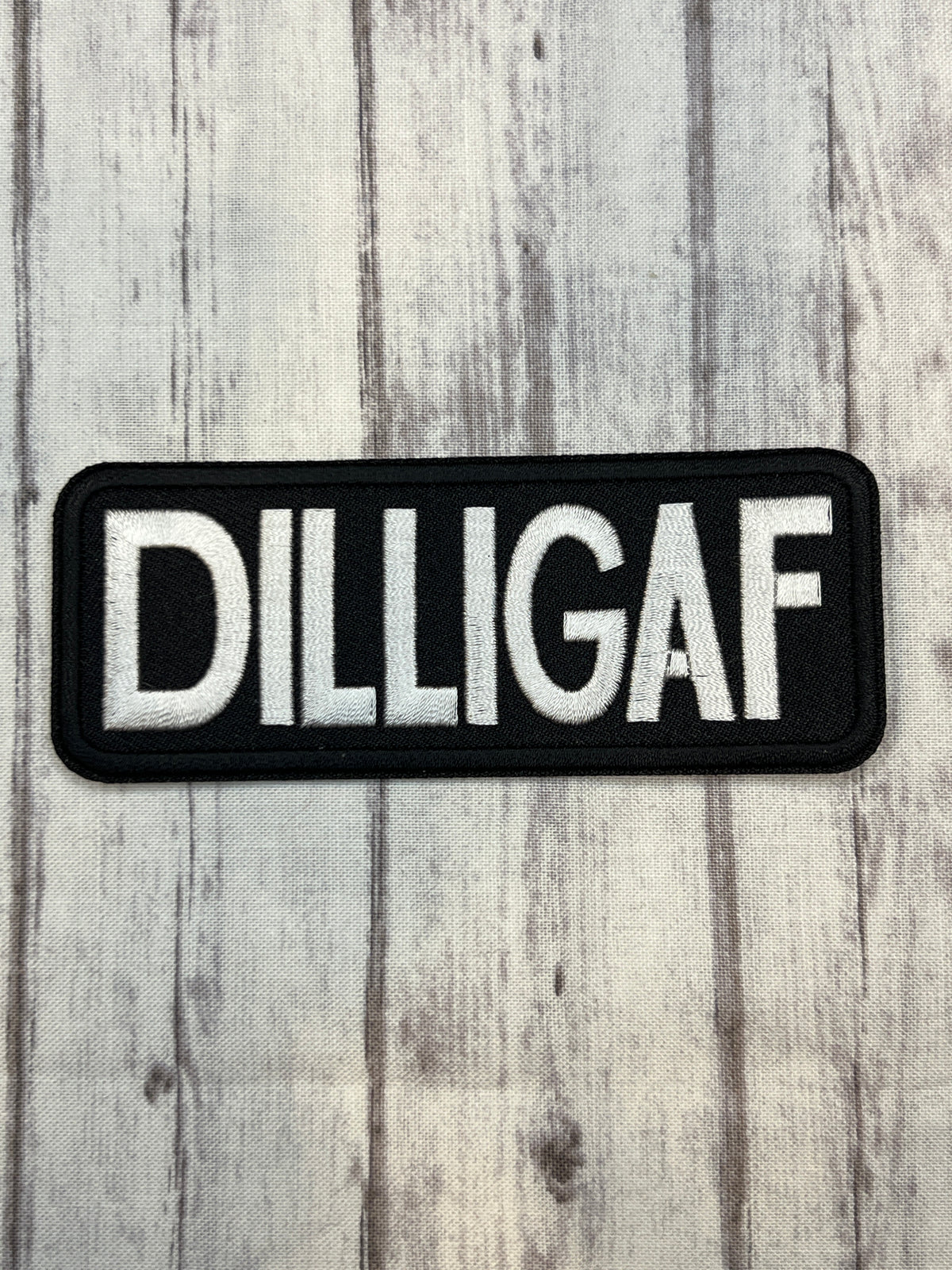 DILLIGAF iron on patch