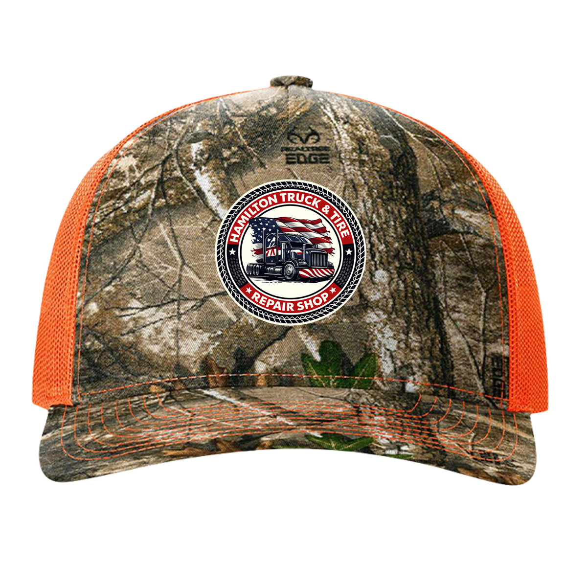 Realtree Edge/ Neon Orange - 112PFP - FRONT