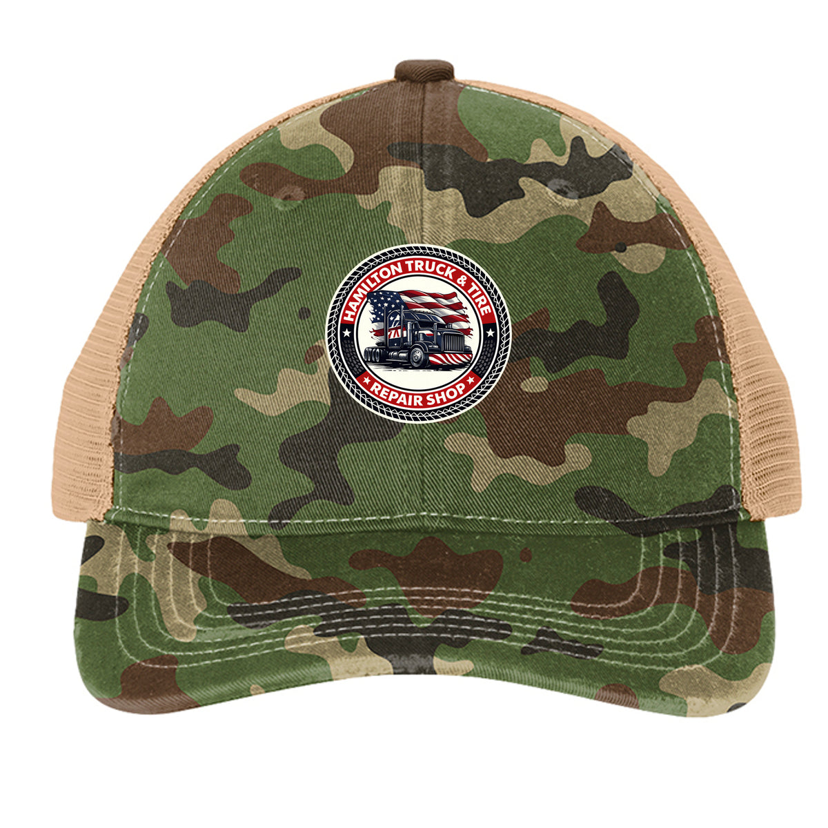 Military Camo/ Khaki - C600 - FRONT