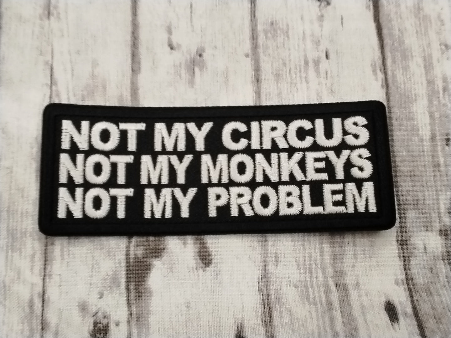 NOT my Circus, Monkeys, Problem Patch