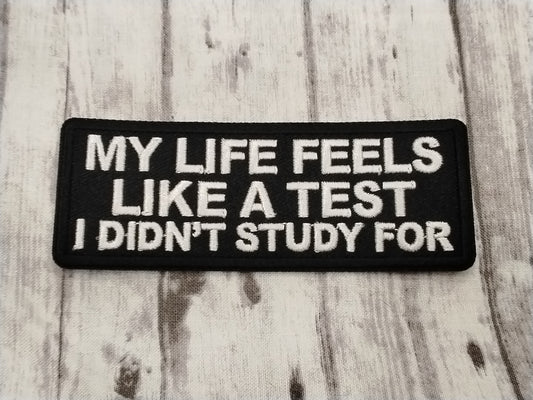 My life feels like a test patch
