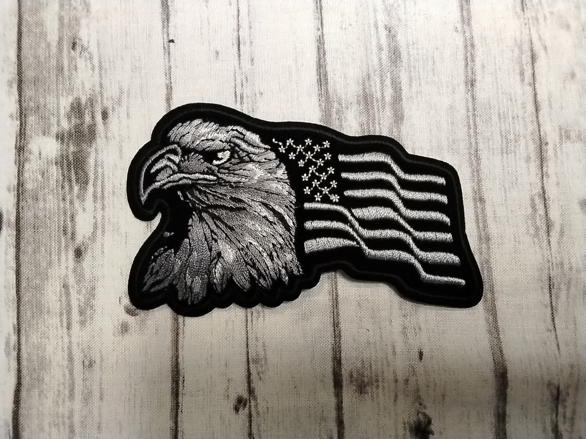Eagle with Waving Flag patch