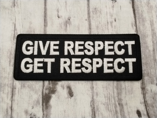 Give Respect, Get Respect Patch