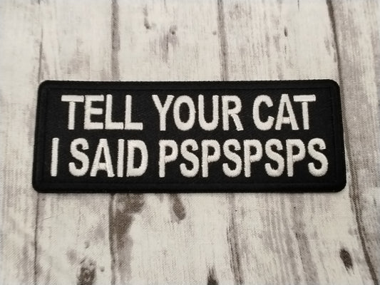 Tell your cat patch