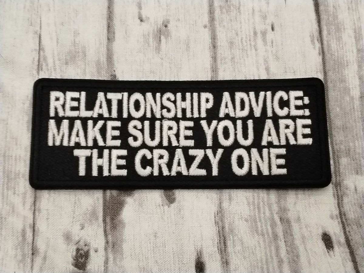 Relationship Advice Funny Patch